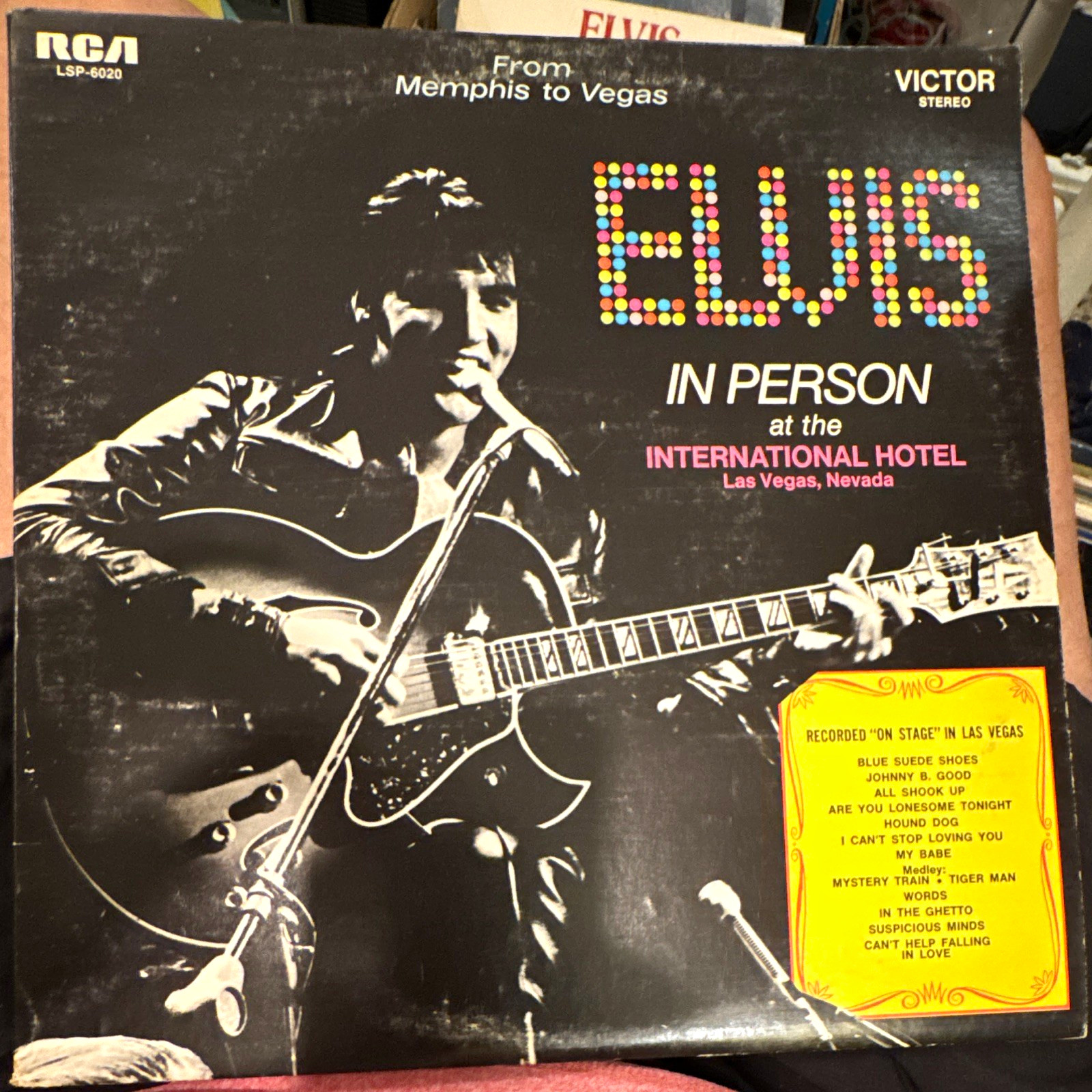 Elvis Presley From Memphis to Vegas/Elvis In Person VINYL LP RCA LSP-6020 Elvis Presley From Memphis to Vegas/Elvis In Person VINYL LP RCA LSP-6020