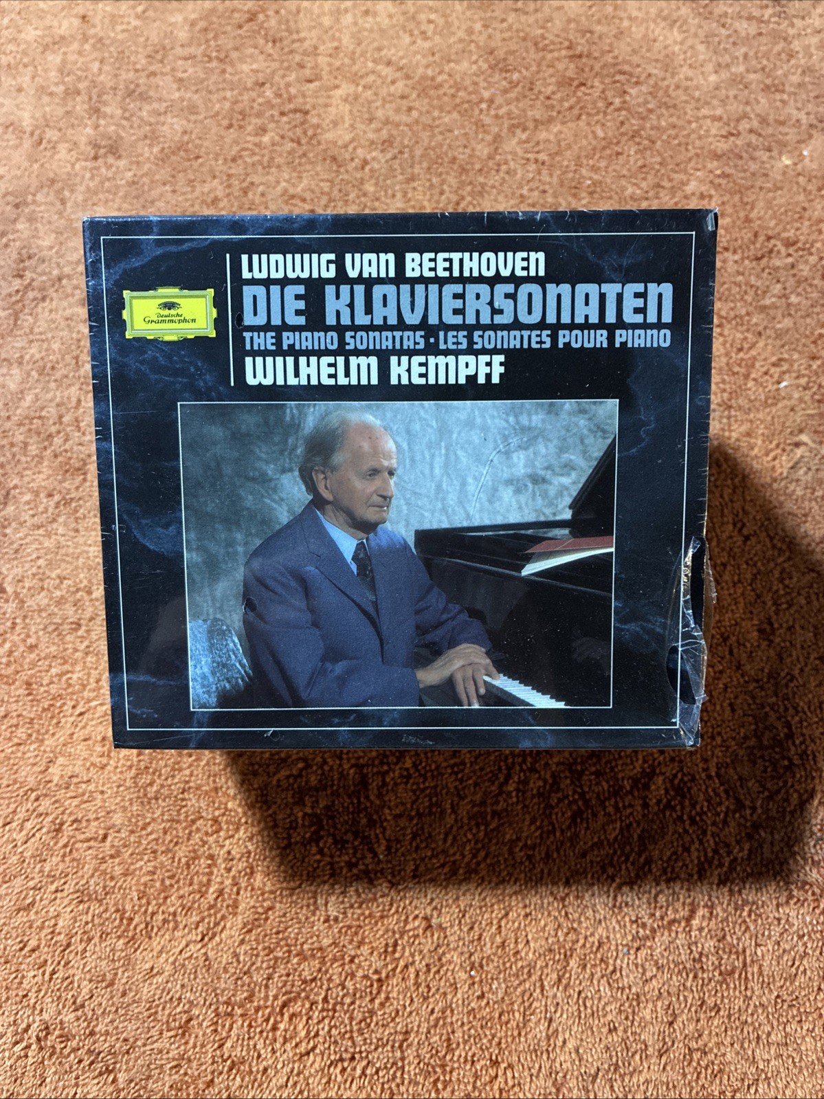 WILHELM KEMPFF - BEETHOVEN The 32 Piano sonatas - DGG full silver 9xCDs SEALED