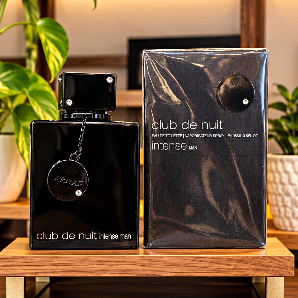 Armaf Club de Nuit Intense Man EDT Spray 3.6 fl oz Citrus Woods Long Last