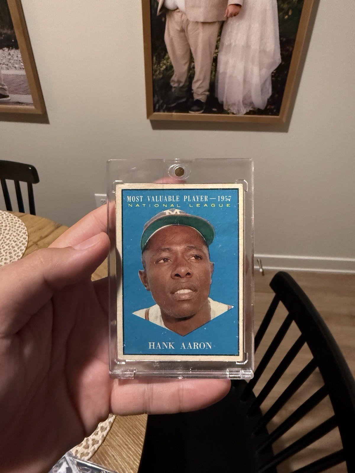 1961 Topps #484 HANK AARON - \ 1961 Topps #484 HANK AARON - \