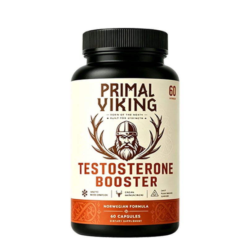 5x Primal Viking Testosterone Booster for Men Reindeer Organ Natural Supplement