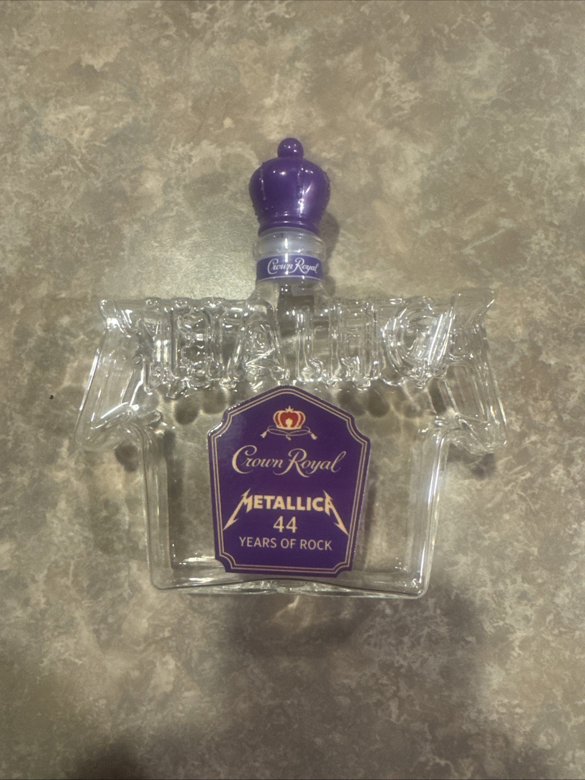 Crown Royal Metallica 44 Years Of Rock Bottle With Stopper Crown Royal Metallica 44 Years Of Rock Bottle With Stopper