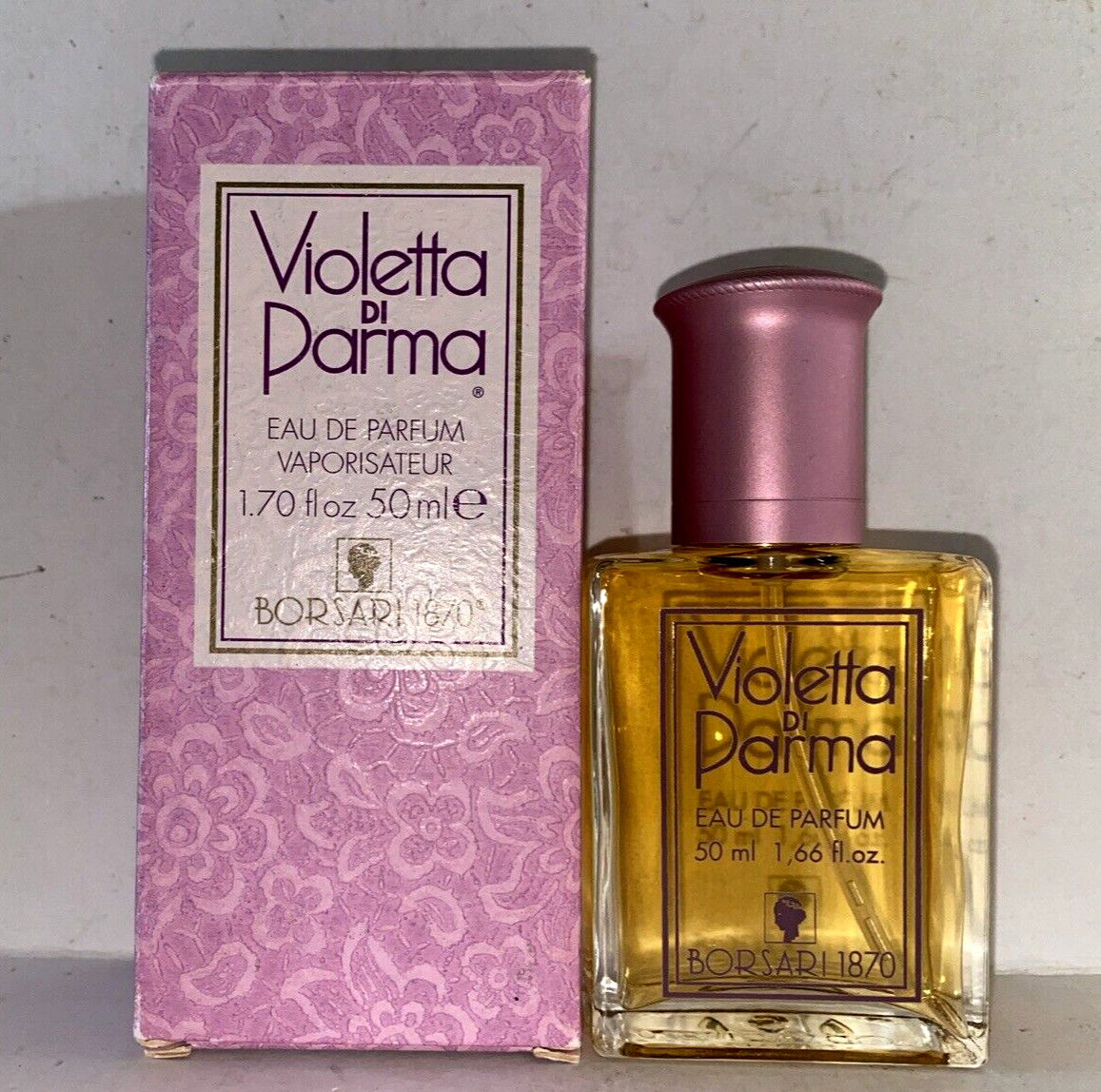 Violetta Di Parma BORSARI 1870 Eau de Parfum Spray 1.7 fl.oz NIB / Italy *** Violetta Di Parma BORSARI 1870 Eau de Parfum Spray 1.7 fl.oz NIB / Italy ***