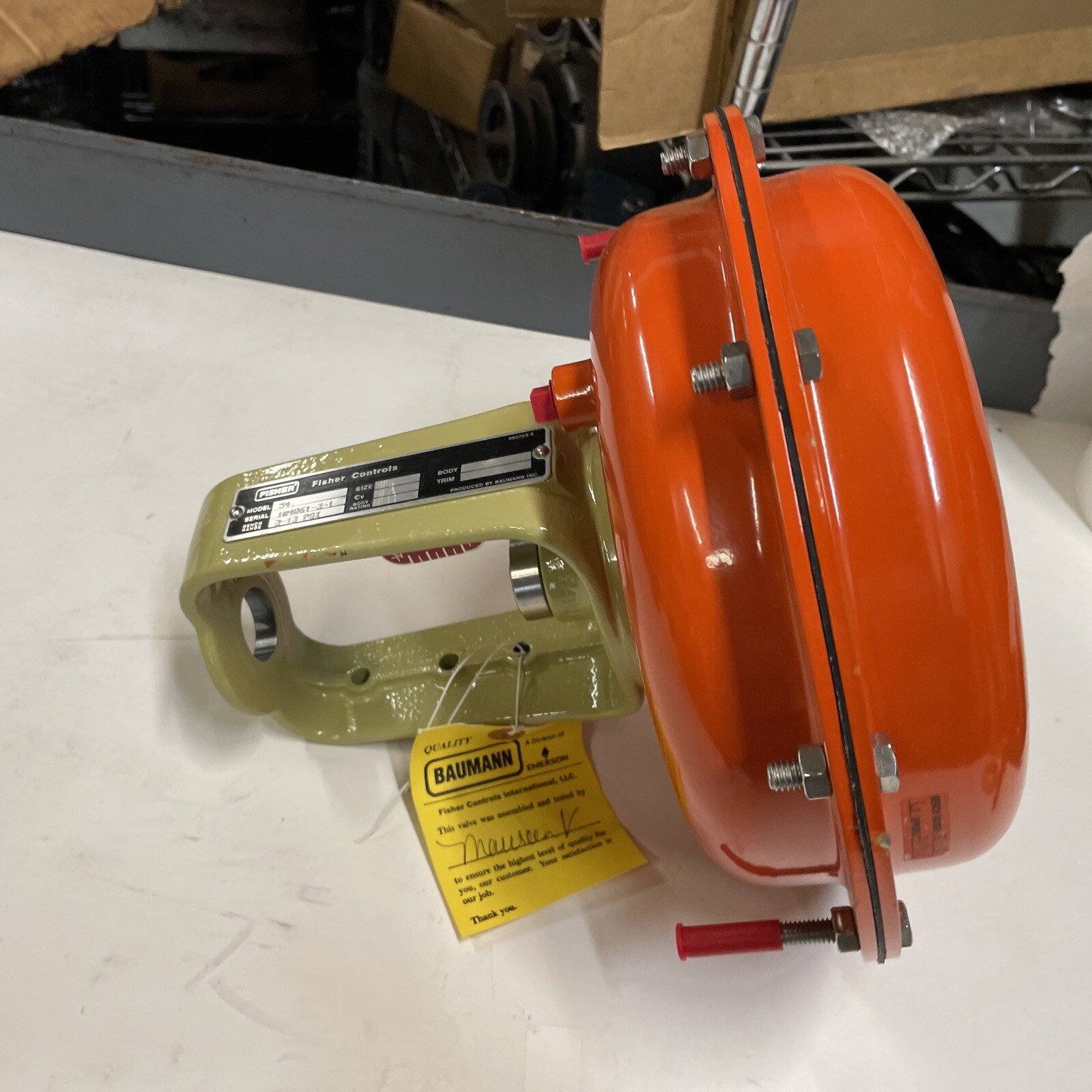 New Fisher Baumann Actuator Model 54 3-13psi Warranty New Fisher Baumann Actuator Model 54 3-13psi Warranty