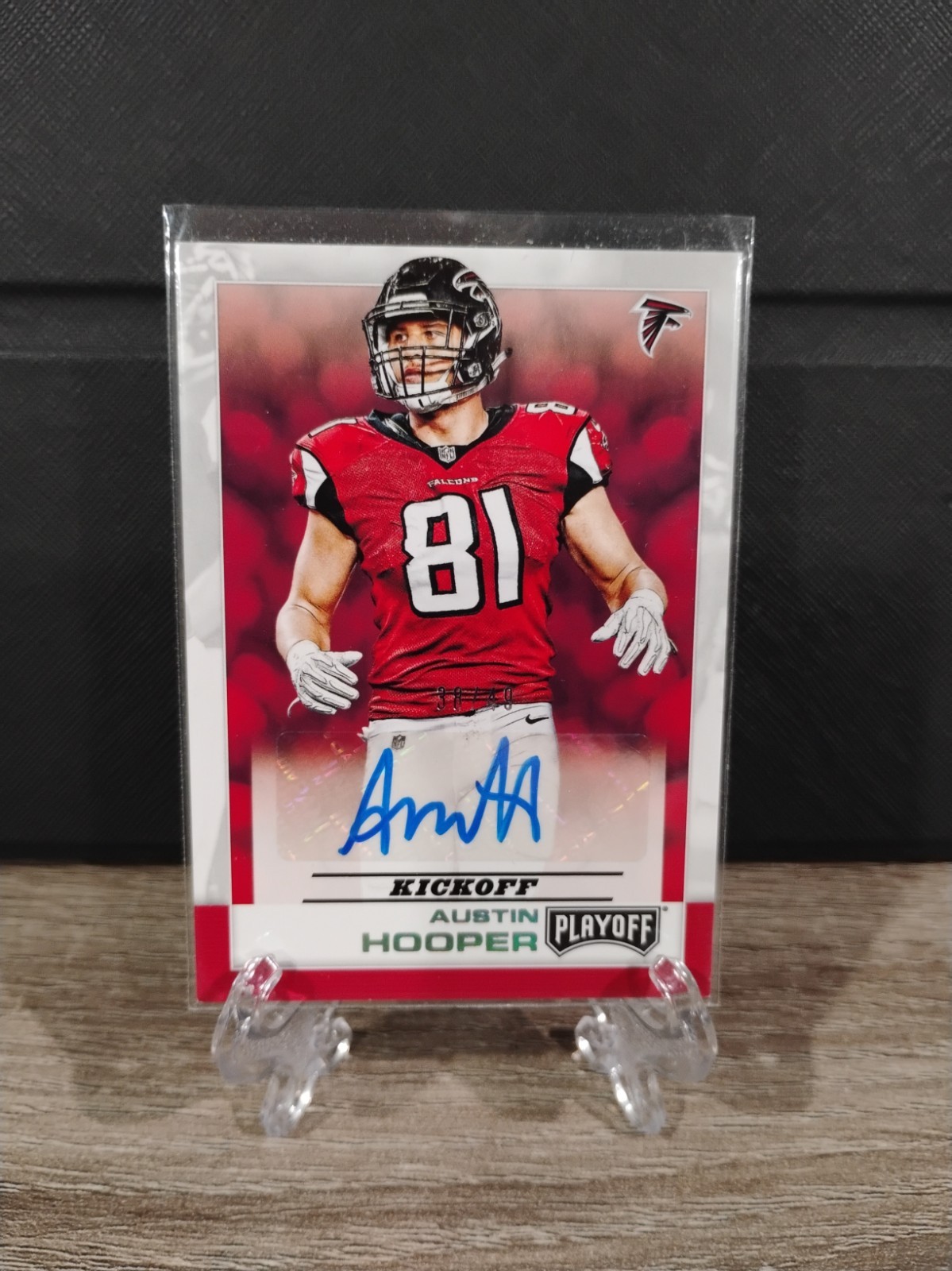 2016 Panini Playoff - Rookie Signatures Austin Hooper #9 Kick Off /49 Falcons
