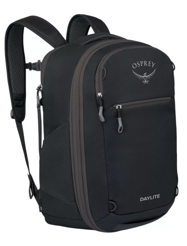New w/ tag Osprey Expandable 26L + 6L Travel Pack Black Laptop Carry On Backpack