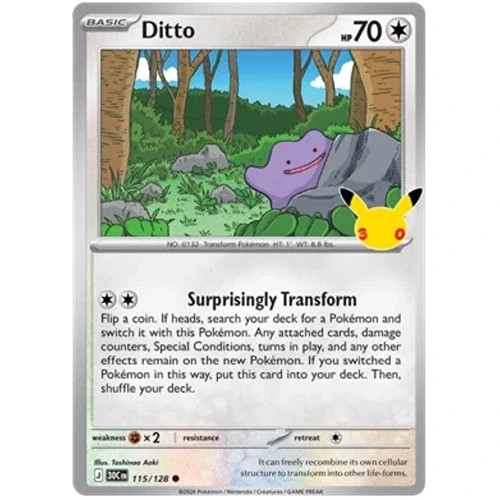 Ditto 115/128 30th Celebration Holo