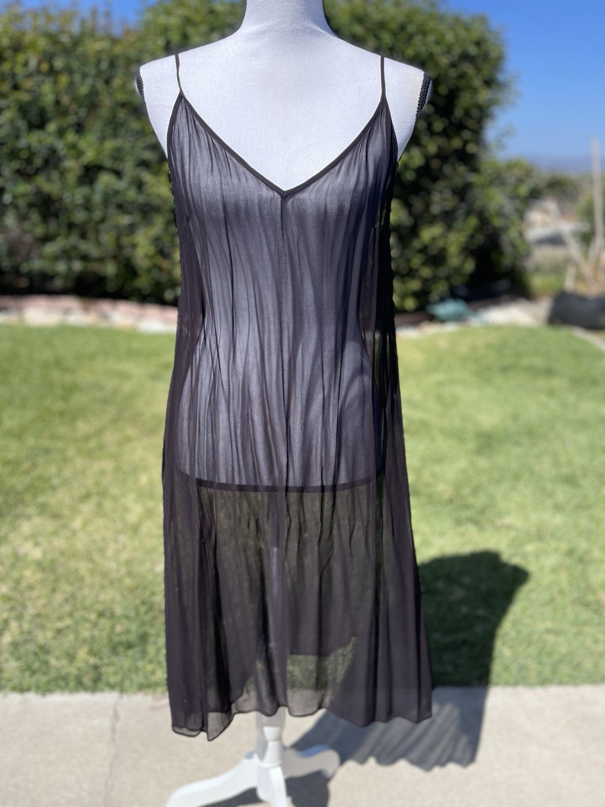 isabel marant etoile Black Sheer slip dress Size 42 isabel marant etoile Black Sheer slip dress Size 42