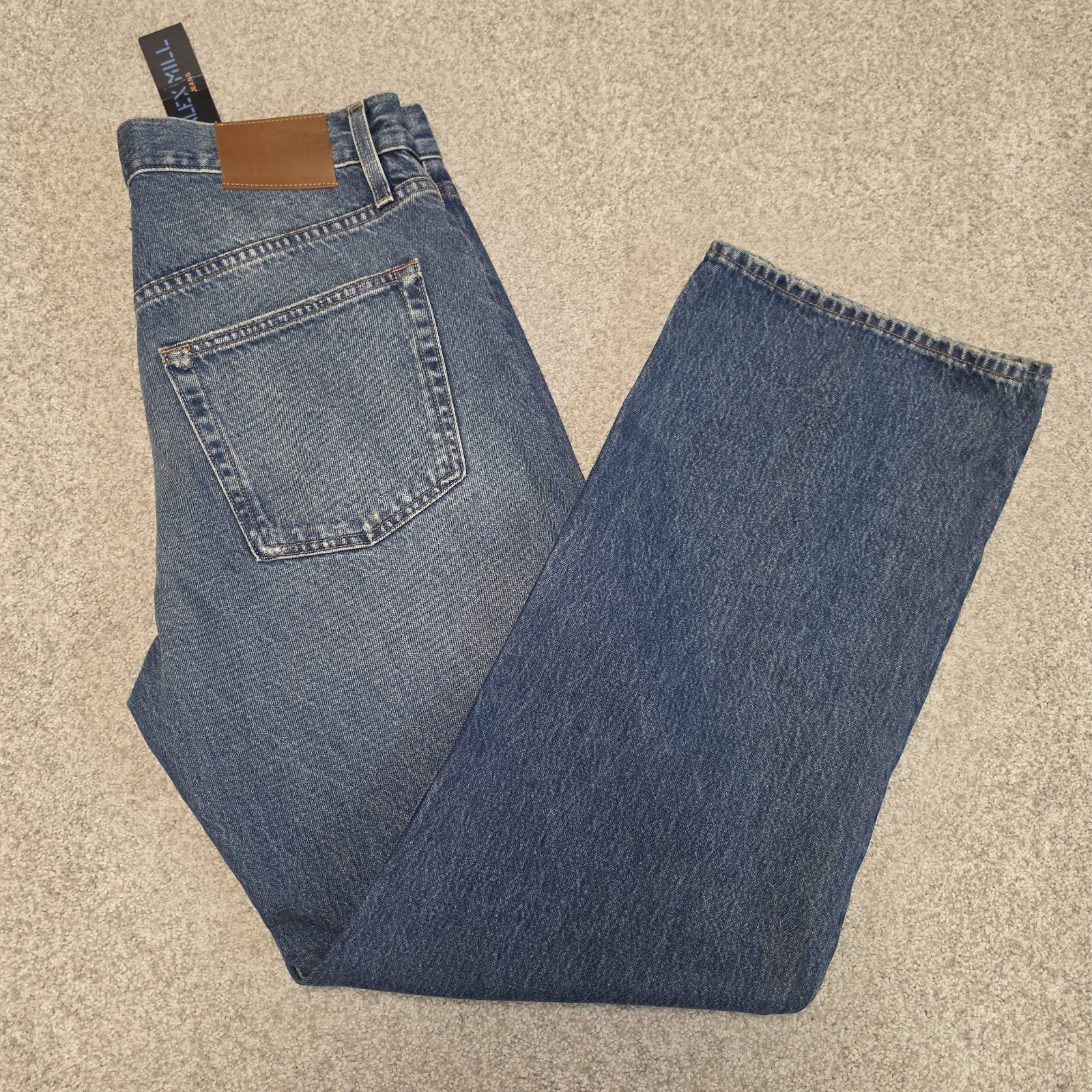 Alex Mill AM Original Men\'s Straight Jeans Regular Fit Mid Rise Medium Wash NWT Alex Mill AM Original Men\'s Straight Jeans Regular Fit Mid Rise Medium Wash NWT