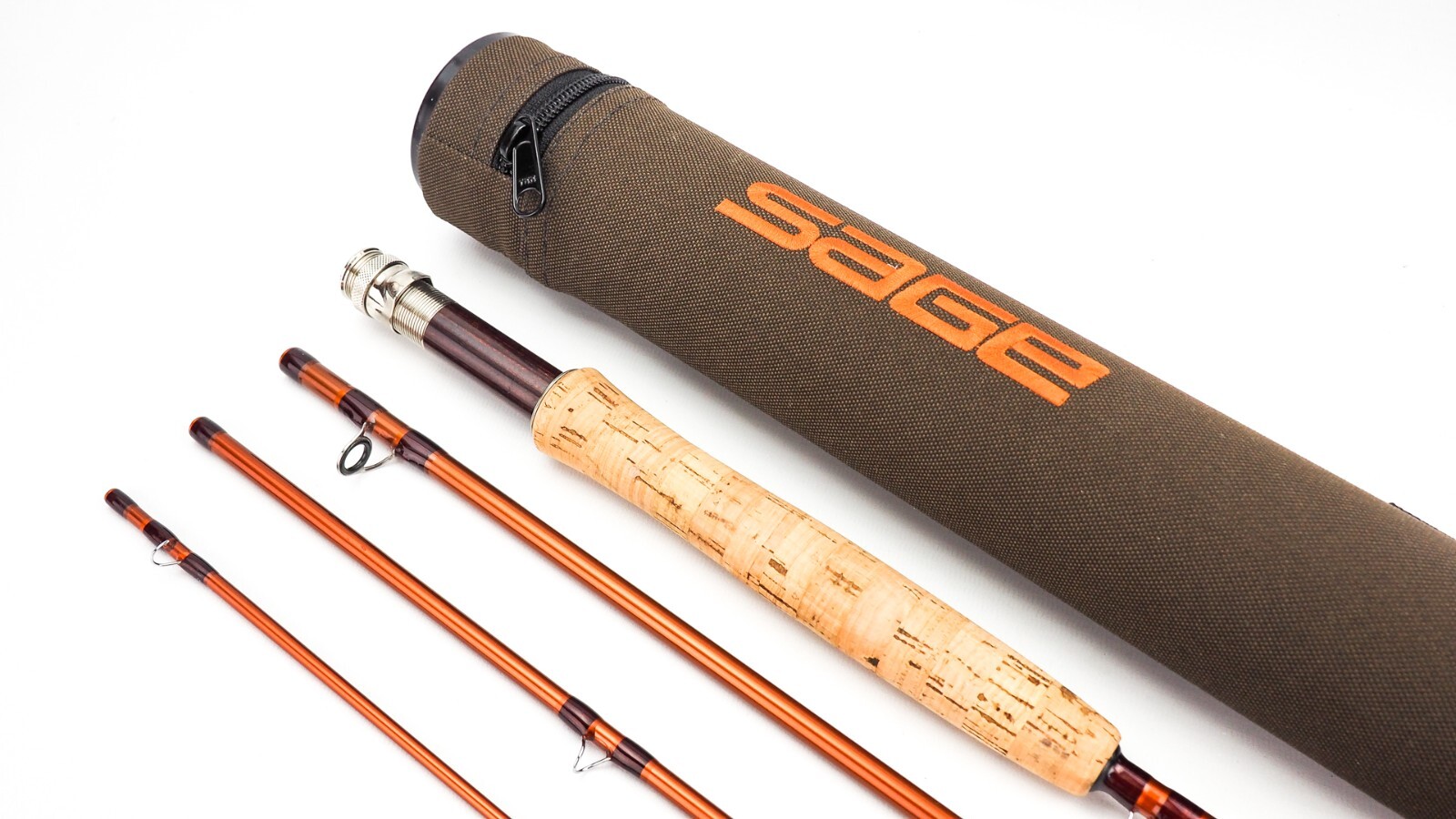 Sage Fli 386-4 pc 3WT Fly Rods with protective rod case