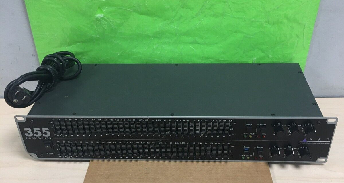 ART EQ-355 Dual 31-Band 1/3 Octave Equalizer (PLEASE READ)