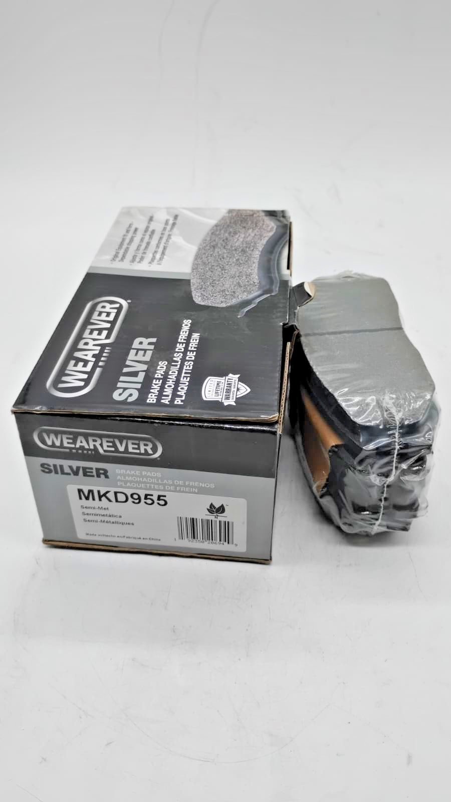 Wearever Silver MKD955 Front Semi-Metallic Brake Pads Kia Sorento 2003-2009