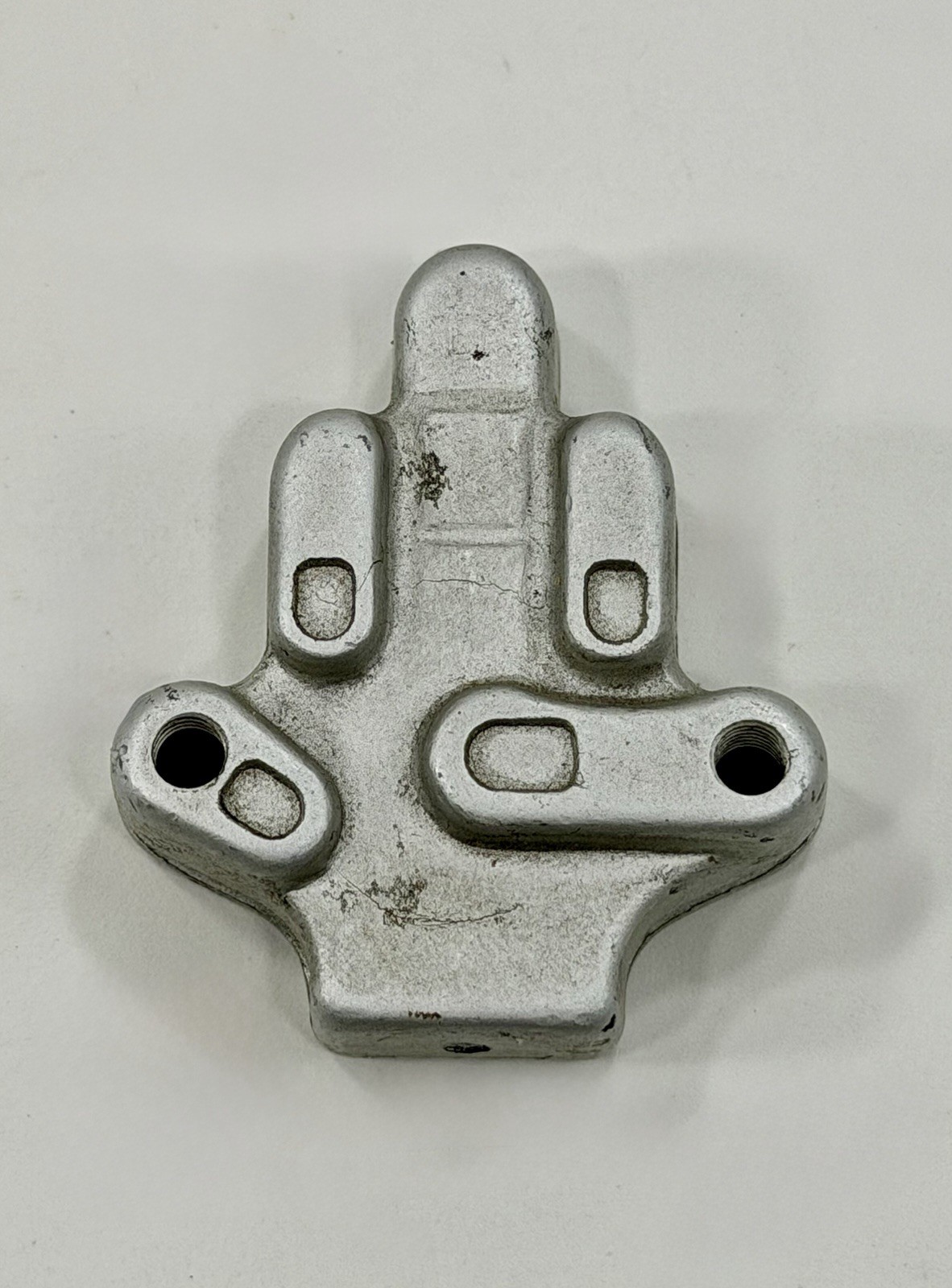 Vanguard Middle Finger Vintage MTB Canti Brake Cable Straddle Hanger Silver 90s