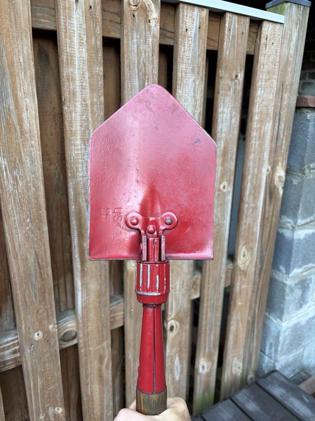 WWII US Army M1943 Folding Entrenching Shovel Spade AMES 1945