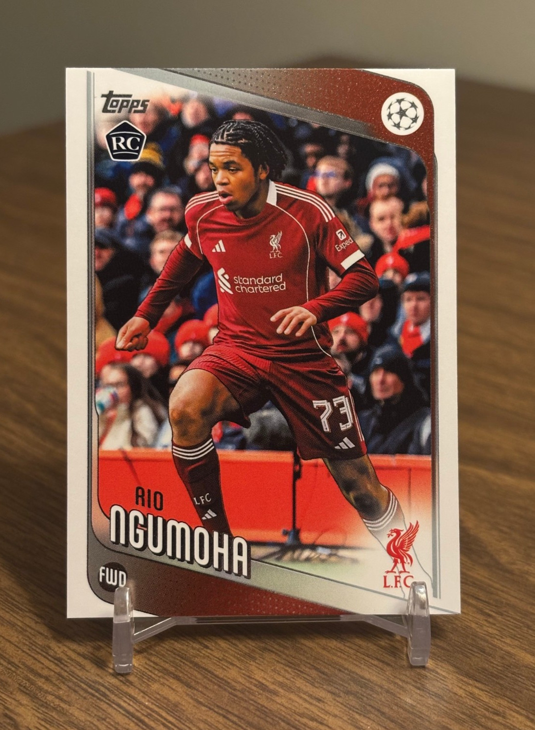 Rio Ngumoha 2025-26 Topps UEFA UCC Flagship #191 Base Rookie RC QUANTITY QTY