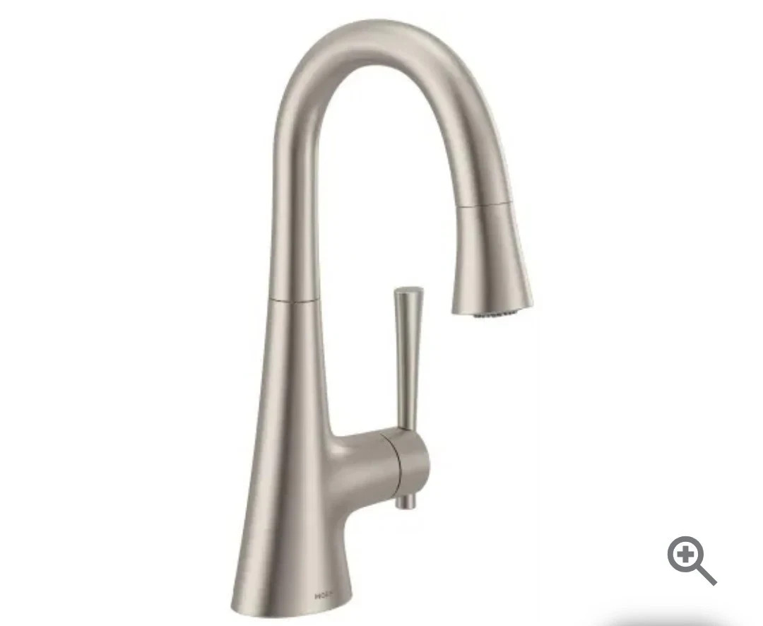 Moen Kurv 1.5 GPM Single Hole Pull Down Bar Faucet 6126SRS Moen Kurv 1.5 GPM Single Hole Pull Down Bar Faucet 6126SRS