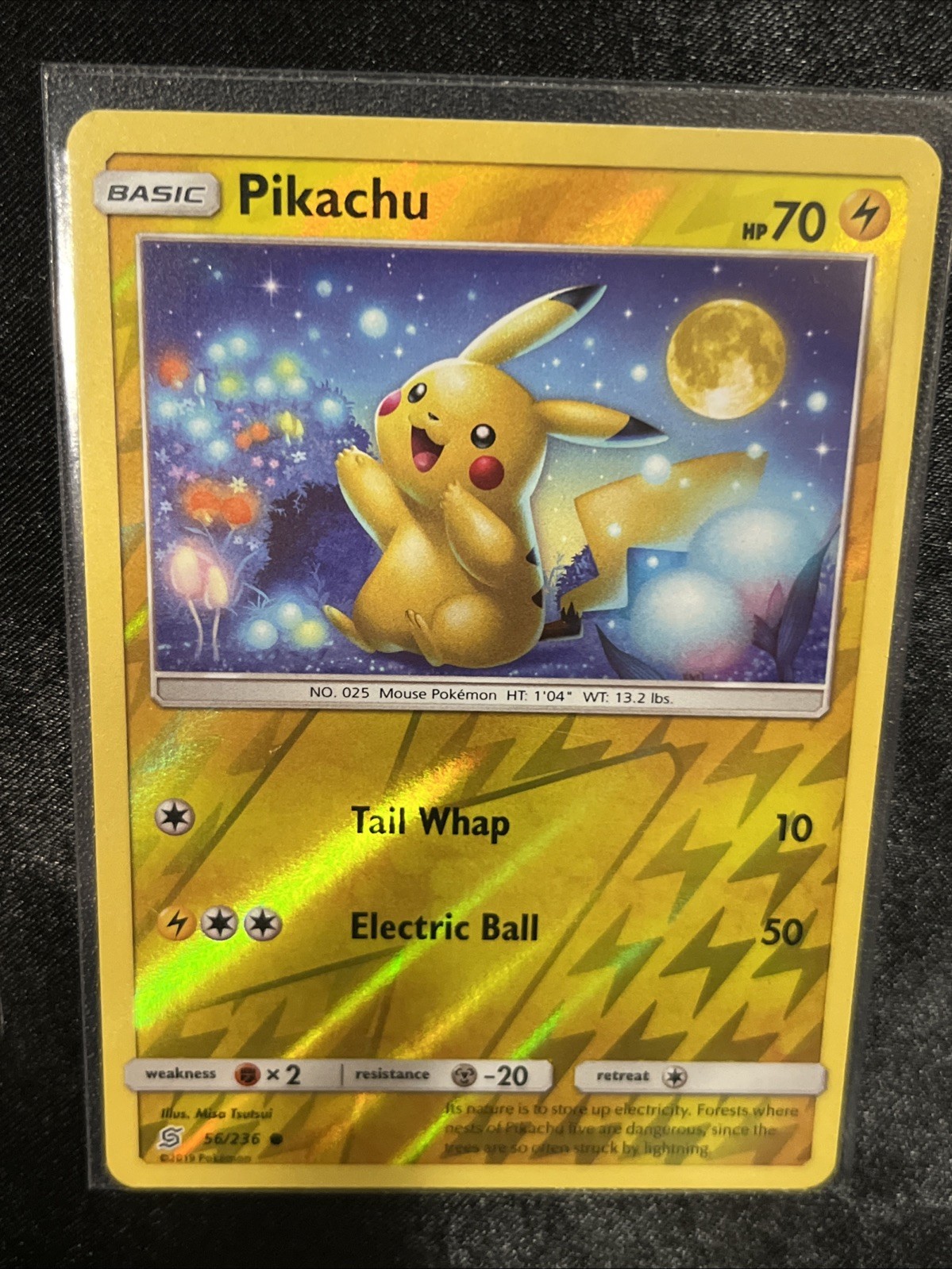 Pikachu 56/236 Sm-Unified Minds Reverse Holo Pikachu 56/236 Sm-Unified Minds Reverse Holo