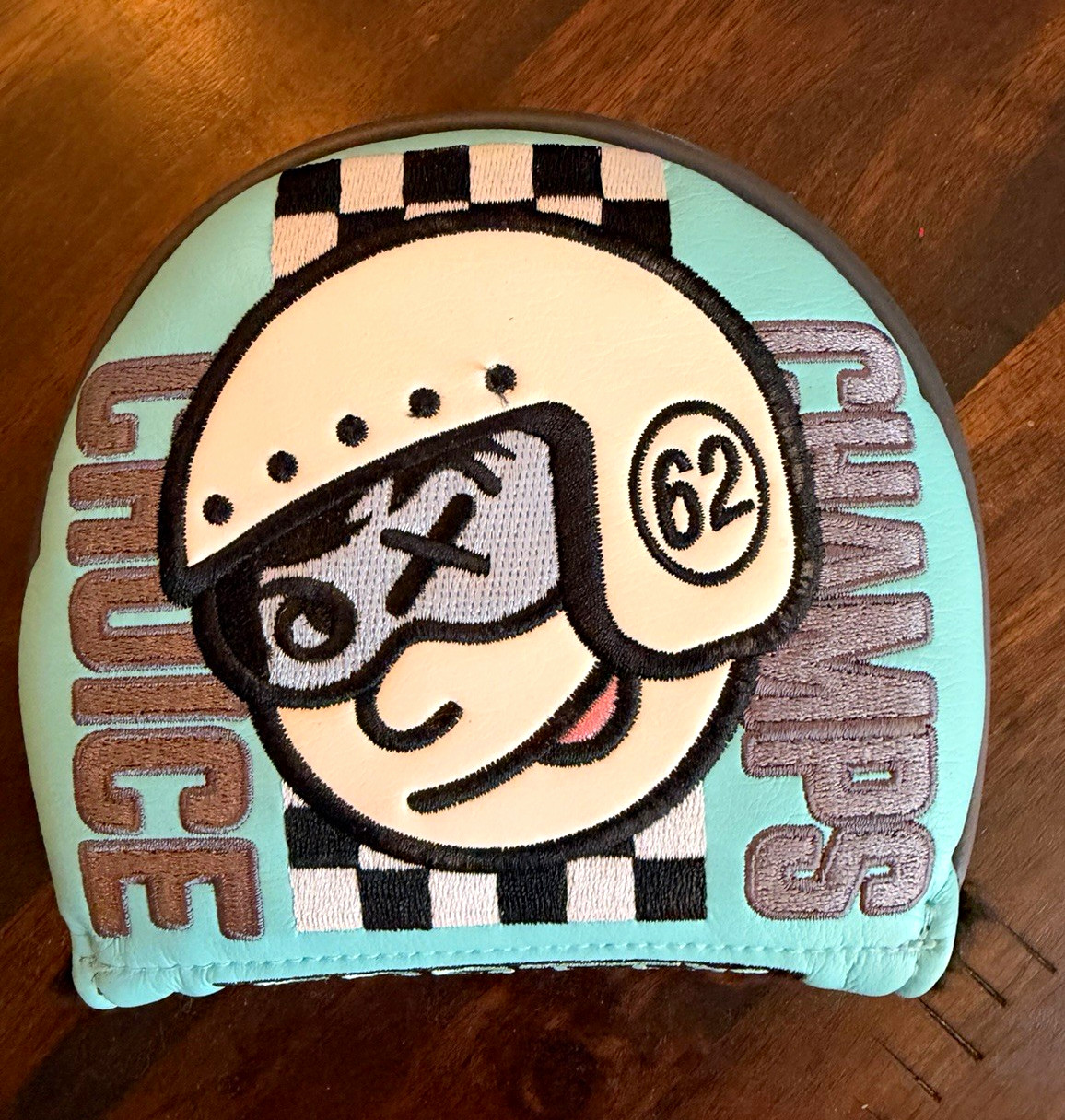 Scotty Cameron, RARE Baby Blue, Johnny Racer Putter Headcover Light Blue Scotty Cameron, RARE Baby Blue, Johnny Racer Putter Headcover Light Blue