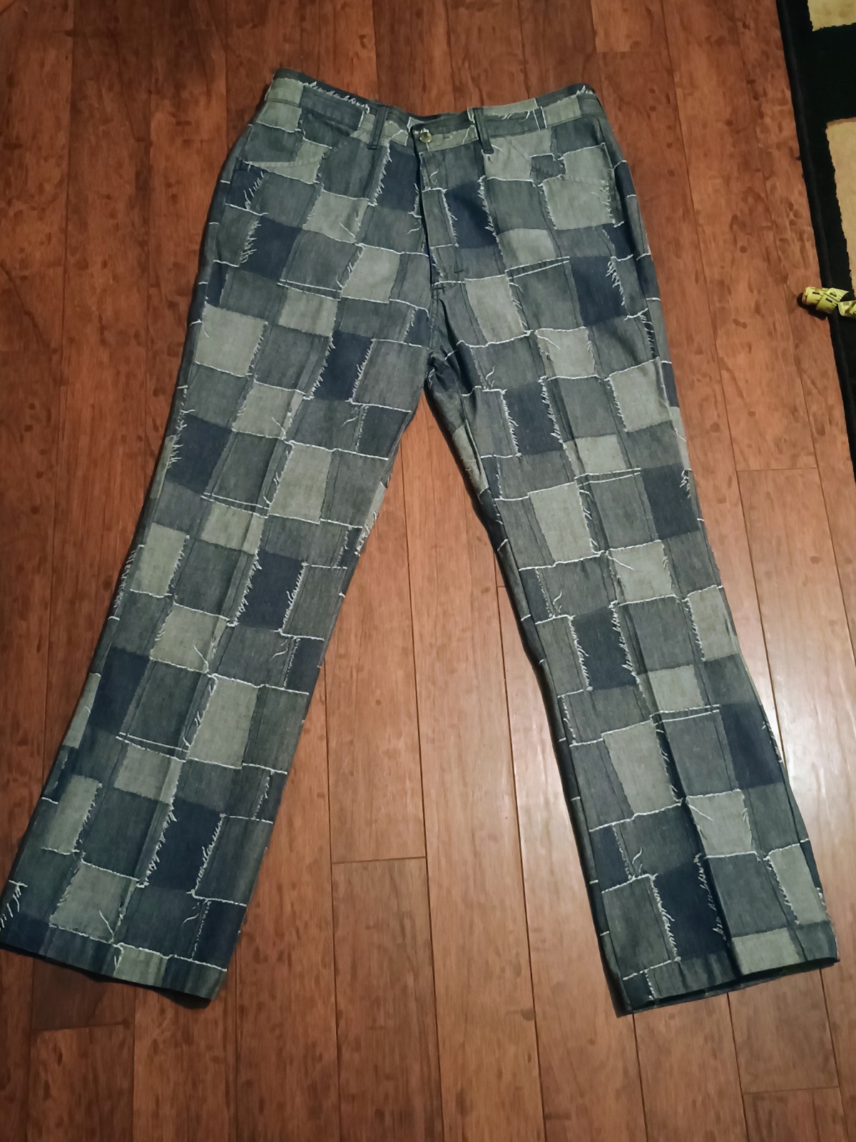 70s Hippie Vintage Rapper Jeans Patchwork Denim 70s Hippie Vintage Rapper Jeans Patchwork Denim