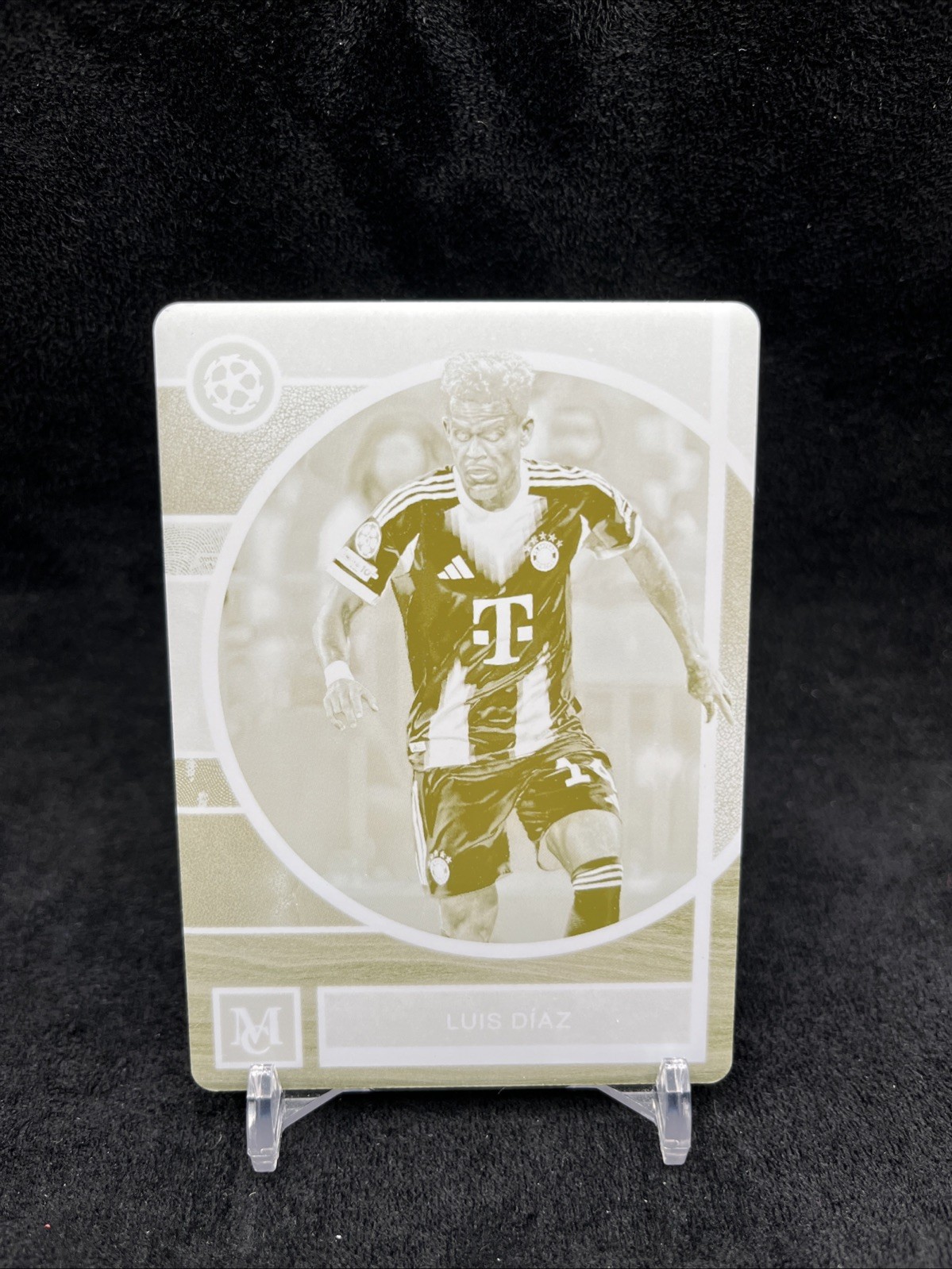 Luis Diaz Bayern Munich 1/1 Topps Museum UCC 25/26 Printing Plate 1 Of 1 Luis Diaz Bayern Munich 1/1 Topps Museum UCC 25/26 Printing Plate 1 Of 1