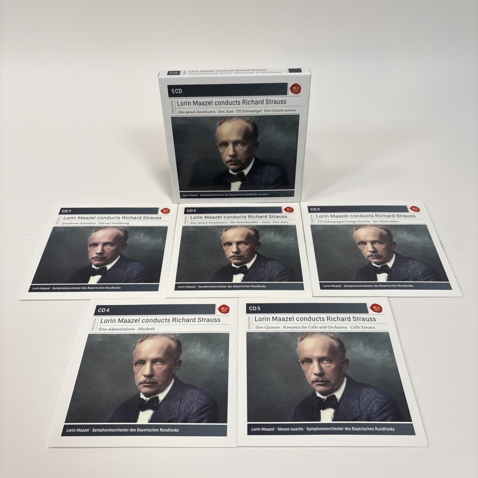 Lorin Maazel Conducts Richard Strauss 5 (CD/2014) RCA Box Set