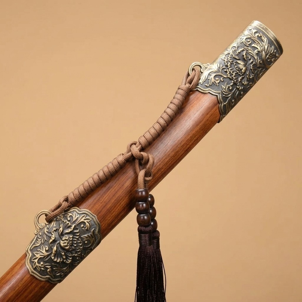Chinese Jian Sword Handmade Stainless Steel Blade Traditional Sword Replica