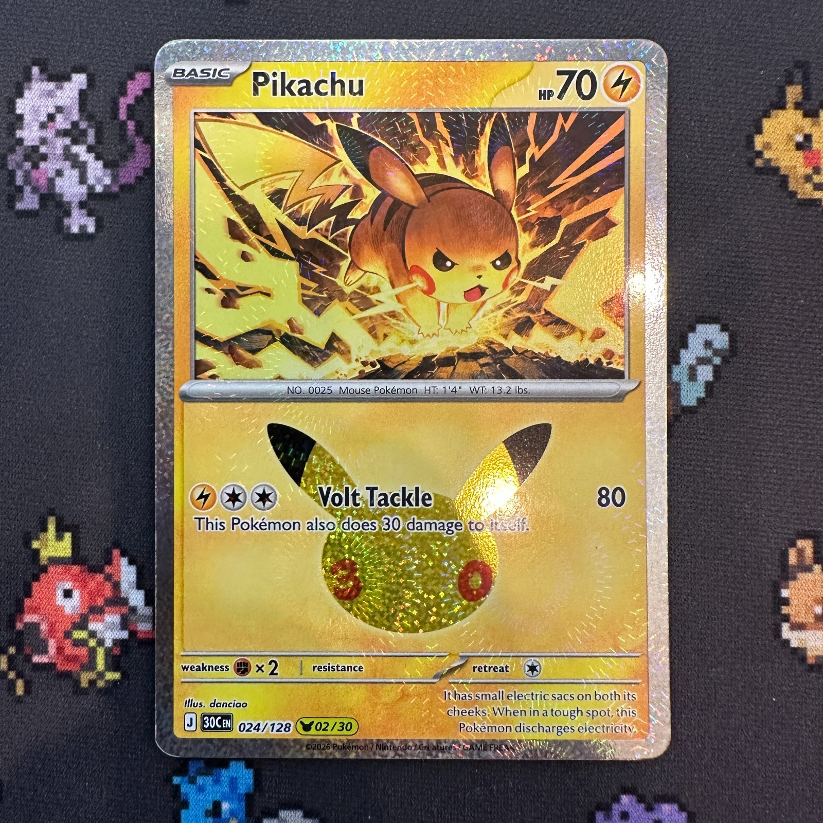 Pikachu Rares - ME: 30th Celebration (30C) Near Mint - Pick Your Card