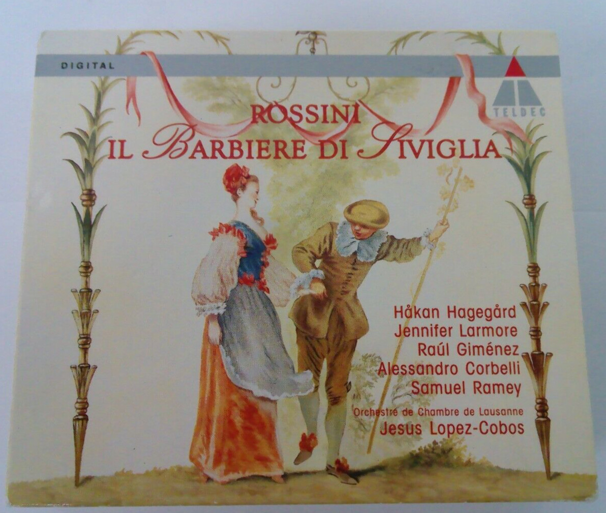 Rare Vintage CD (1993) Rossini: Il Barbiere di Siviglia (2 Discs & Booklet)