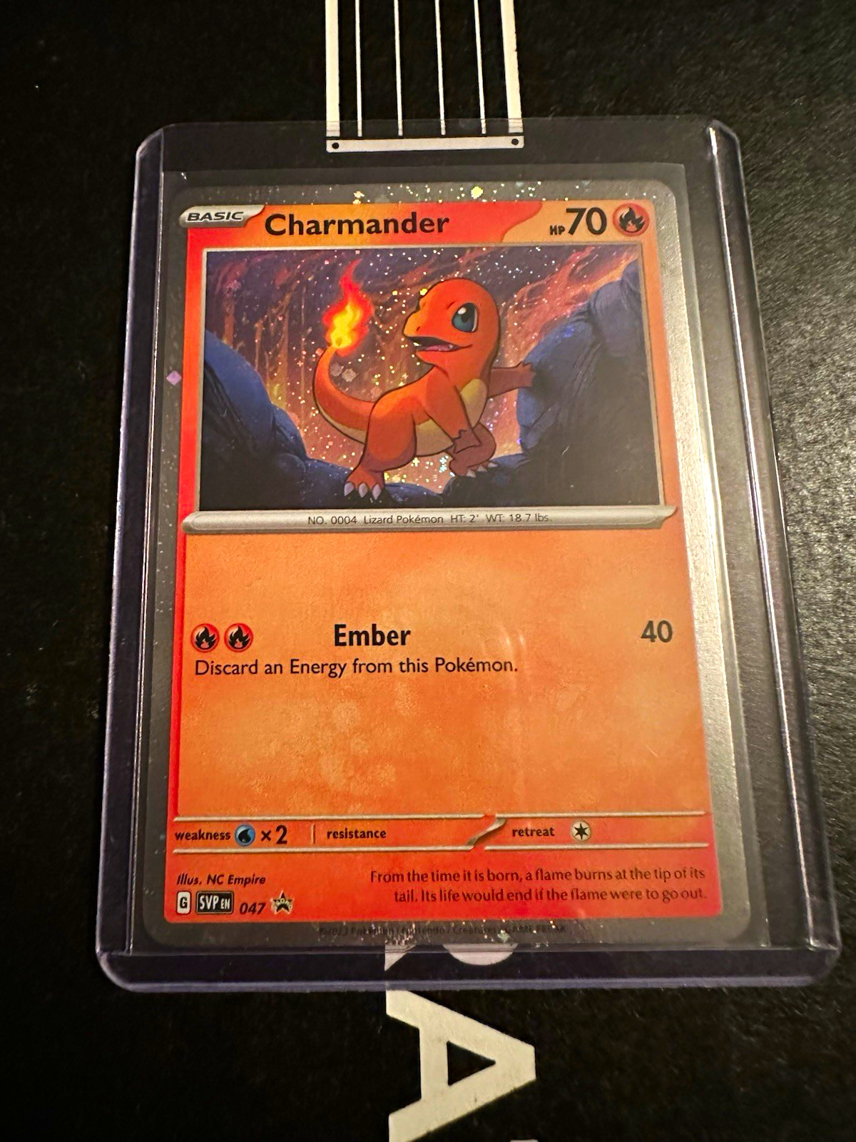 Charmander 047 SVP Sv: Scarlet & Violet Promo Cards Cosmos Holo Pokémon TCG