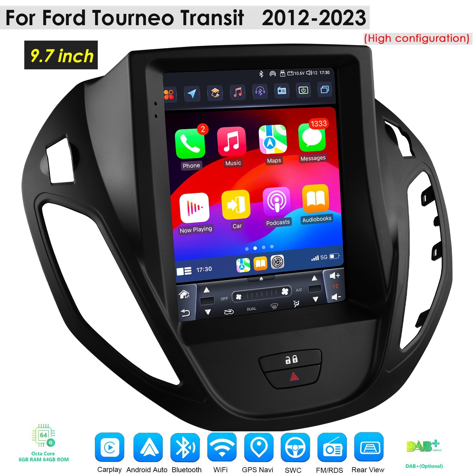 For 2012-2023 Ford Transit Tourneo 9.7\