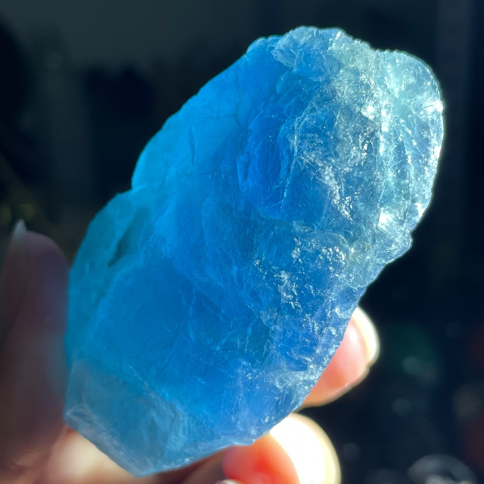 266g Natural Rough Dark Blue Fluorite Quartz Crystal Raw Stone Specimen Healing 266g Natural Rough Dark Blue Fluorite Quartz Crystal Raw Stone Specimen Healing