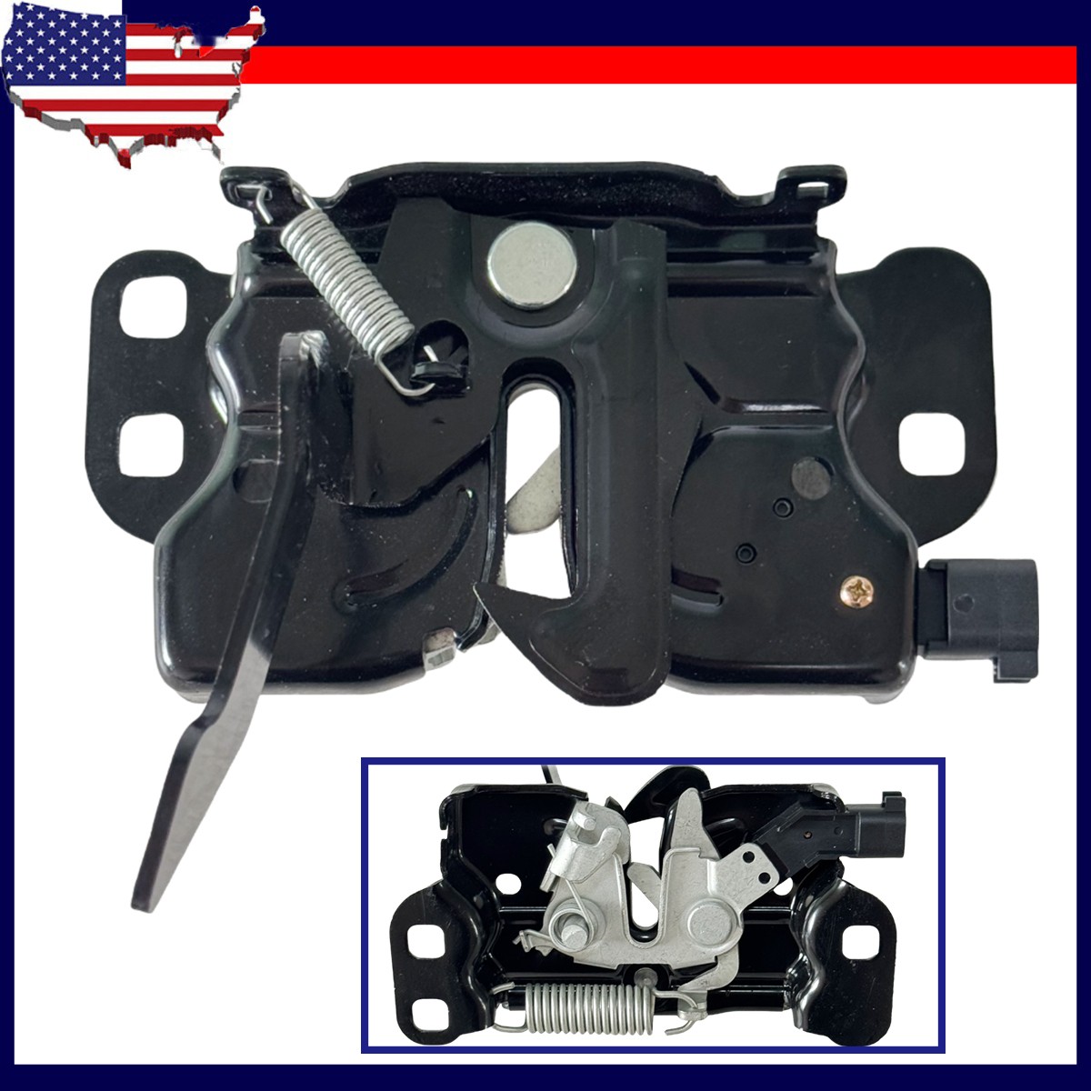 Fits For 2010-2019 Ram 2500 3500 New Hood Latch W/ Switch 68261143AA