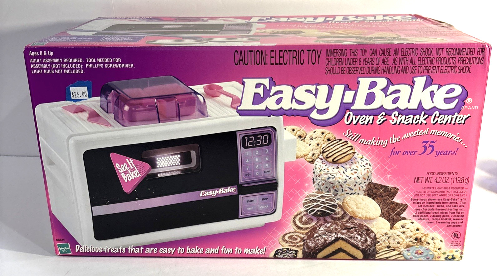 Vintage 1997 Hasbro Easy Bake Oven Snack Center Original Box NIB New Vintage 1997 Hasbro Easy Bake Oven Snack Center Original Box NIB New