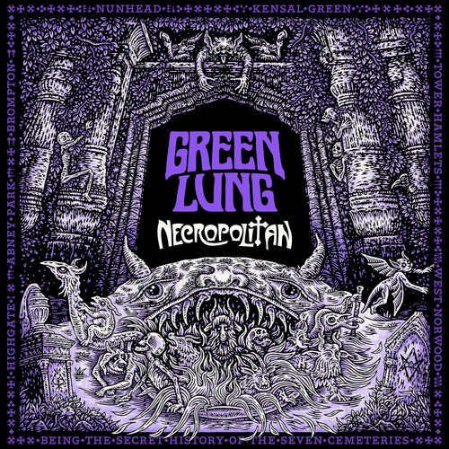 Green Lung - Necropolitan [New Vinyl LP] Colored Vinyl, Gatefold LP Jacket, Purp