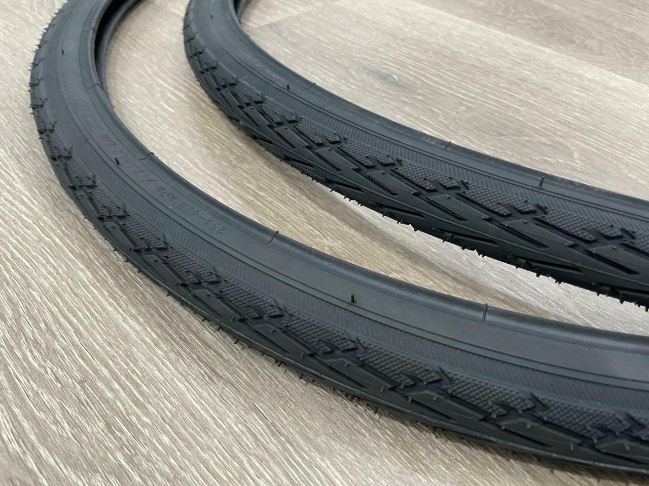 *New 700x35c Pair of Black Tires + Tubes Road Fixie Bike Black 700c