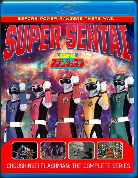 Super Sentai Flashman The Complete Series 1080p HD Blu Ray