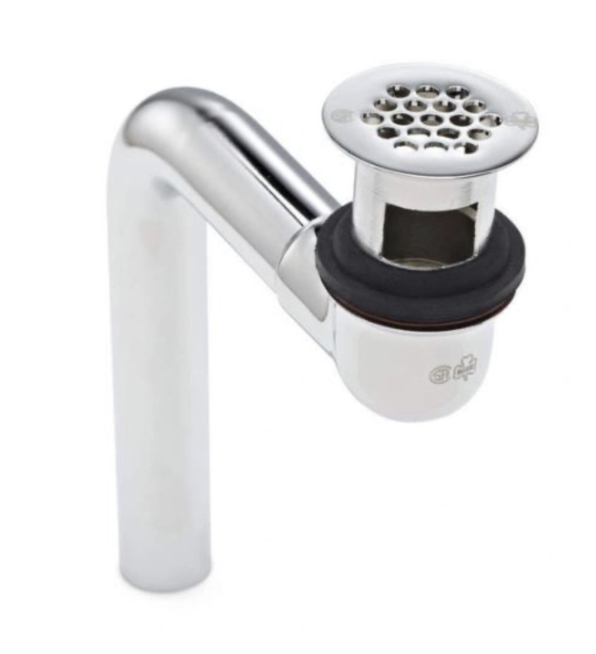 McGuire Manufacturing 155-WC Offset Lavatory Grid Strainer, PO Plug, Open Grid