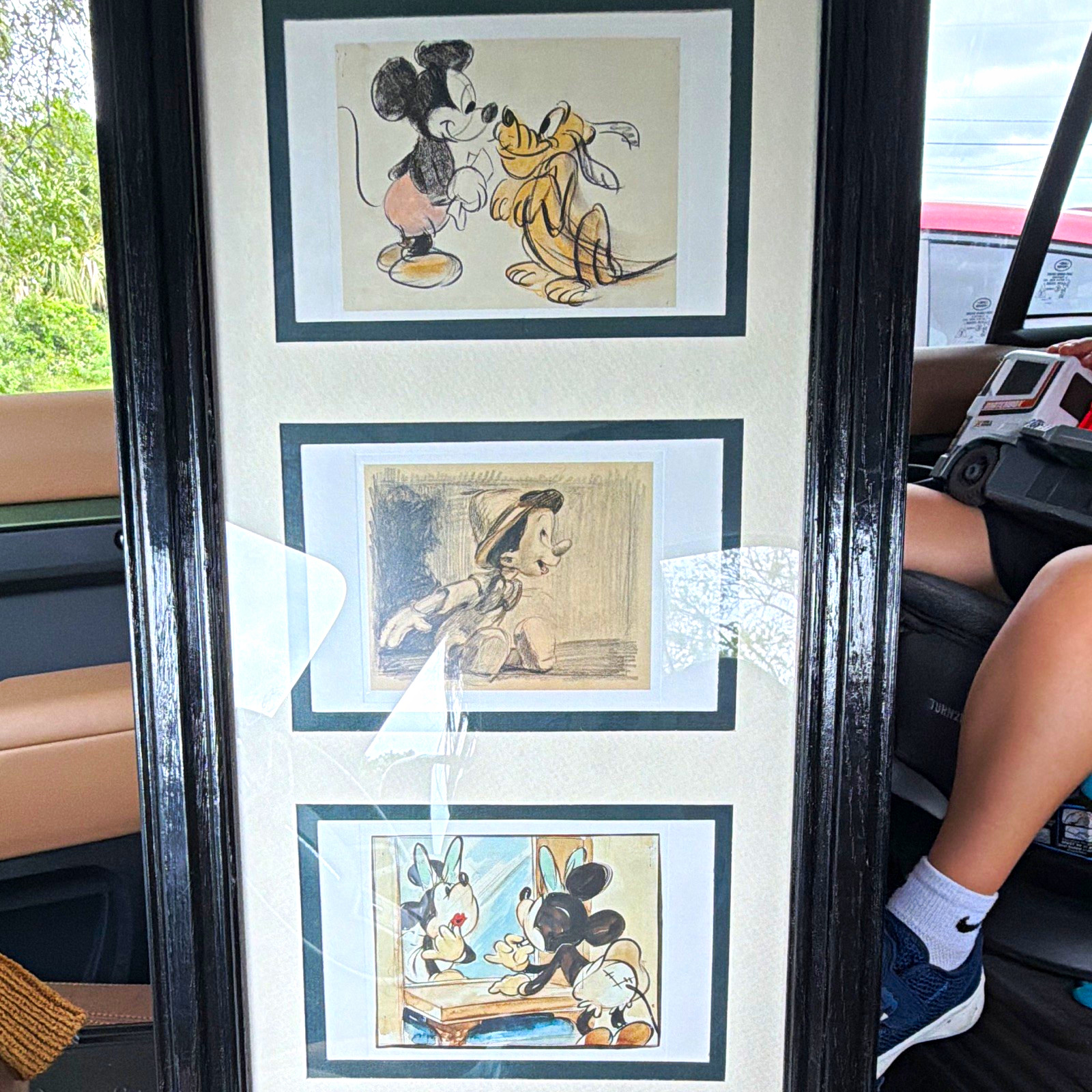Disney Framed Art Prints Set - Mickey Mouse, Pluto & Pinocchio Disney Framed Art Prints Set - Mickey Mouse, Pluto & Pinocchio