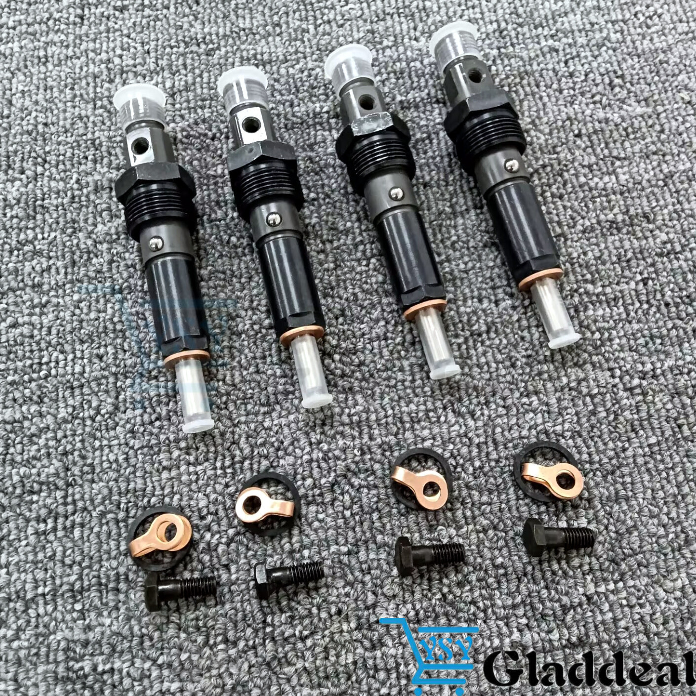 4X Fuel Injector 0432133771 2853346 for CASE P70 Engine 430 445 New Holland L190