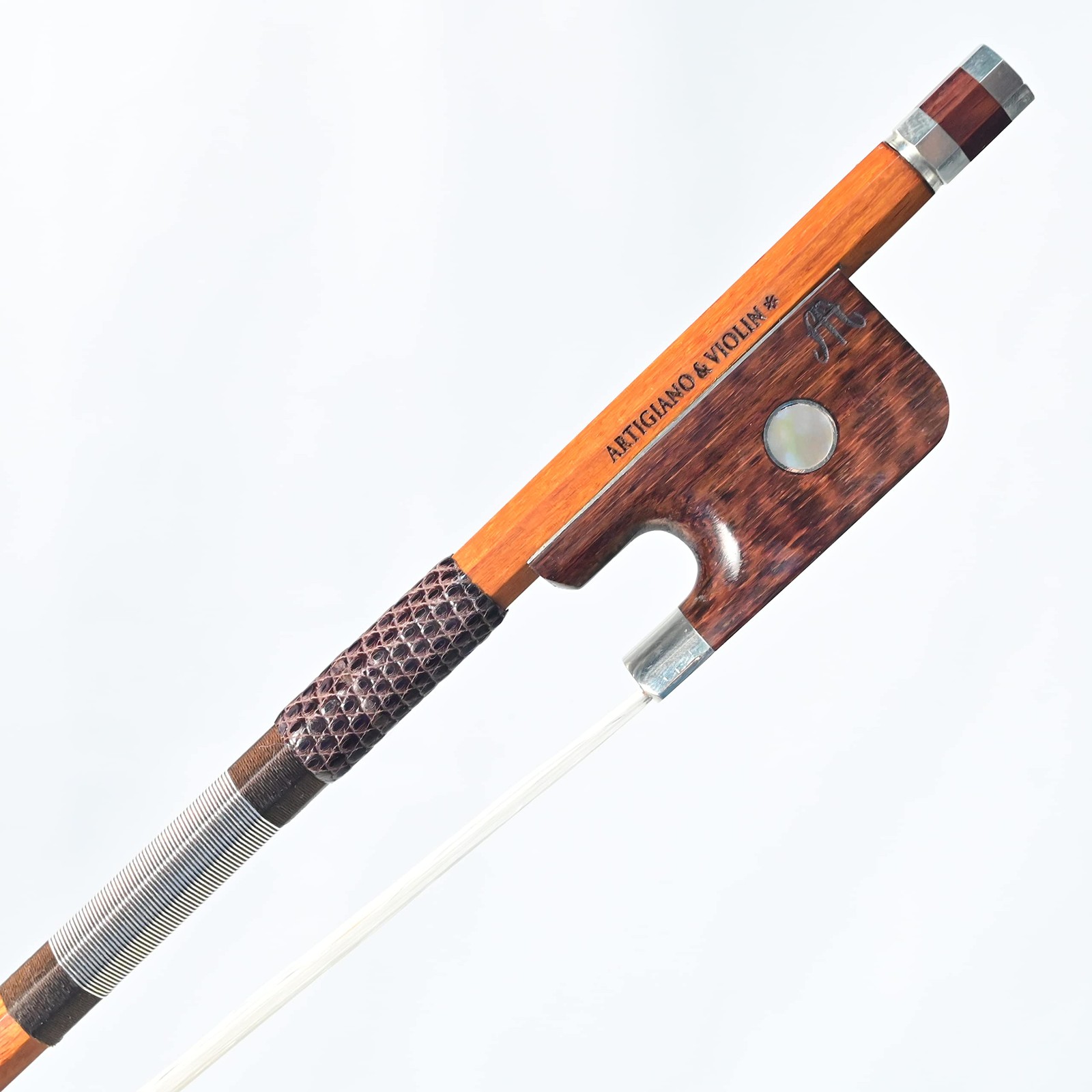 ARTIGIANO&VIOLIN F.X. Tourte model Pernambuco Viola Bow AT-102