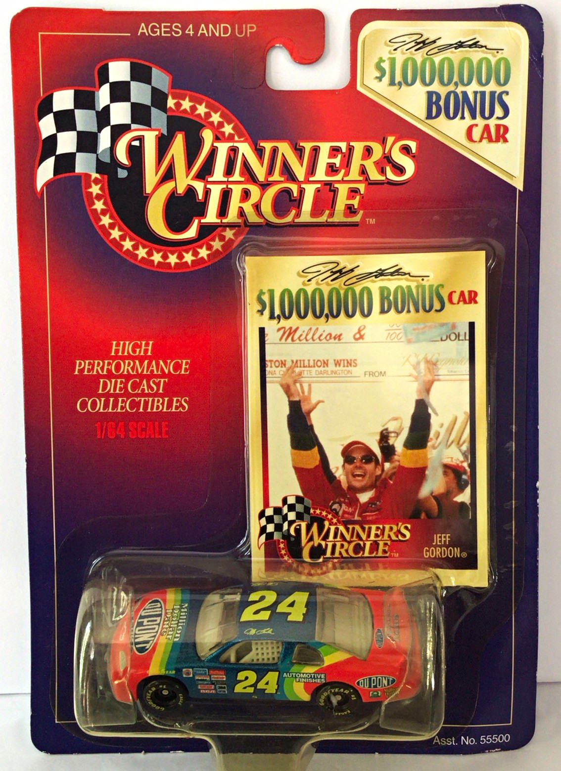 Winner\'s Circle 1:64 Jeff Gordon 1997 Chevy Monte Carlo #24 Bonus Car Unopened Winner\'s Circle 1:64 Jeff Gordon 1997 Chevy Monte Carlo #24 Bonus Car Unopened