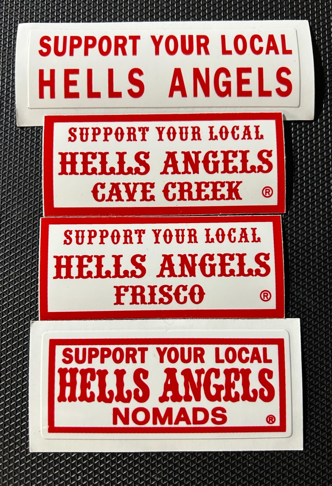 RARE NOS HELLS ANGELS SUPPORT STICKERS RARE NOS HELLS ANGELS SUPPORT STICKERS