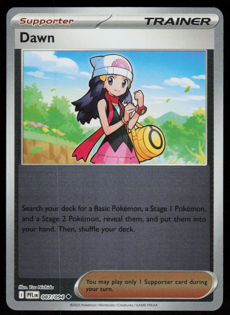 Dawn 087/094 Uncommon Phantasmal Flames Pokemon Reverse Holo Near Mint