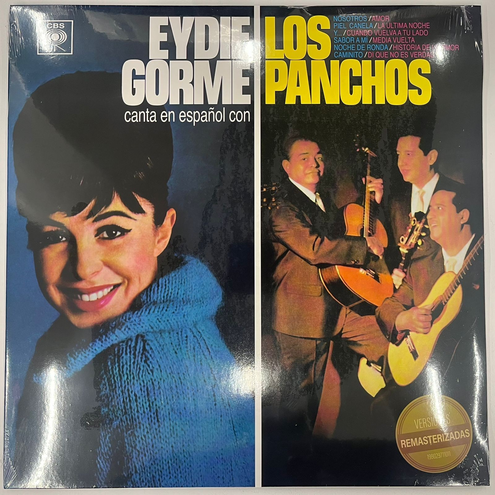 EYDIE GORME CANTA EN ESPAÑOL CON LOS PANCHOS, 2026 MEXICAN LP SEALED, BLUE WAX