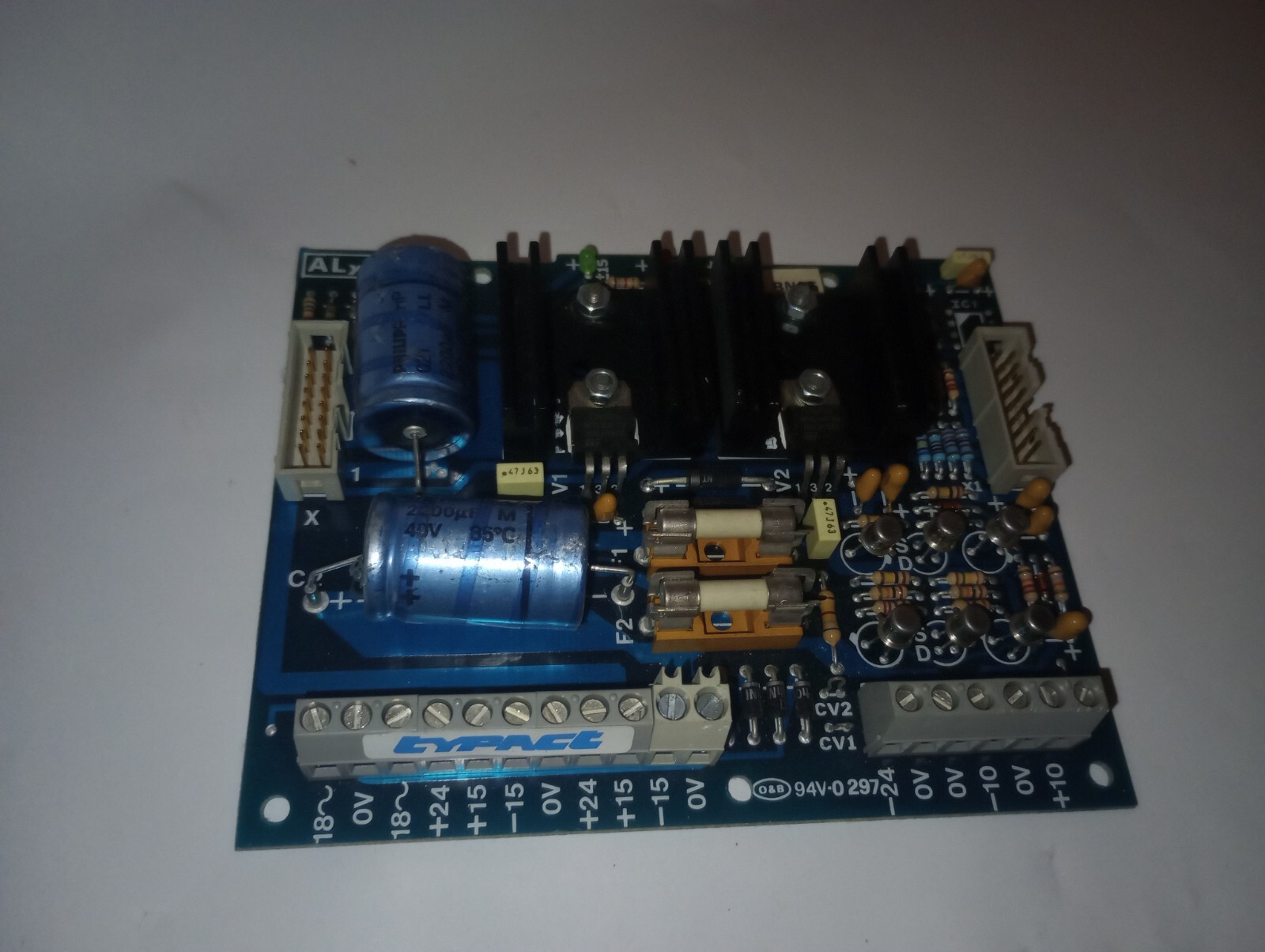GENUINE TYPACT SIEI ECS 1295-1 CIRCUIT BOARD O&B 94V-0297 GENUINE TYPACT SIEI ECS 1295-1 CIRCUIT BOARD O&B 94V-0297