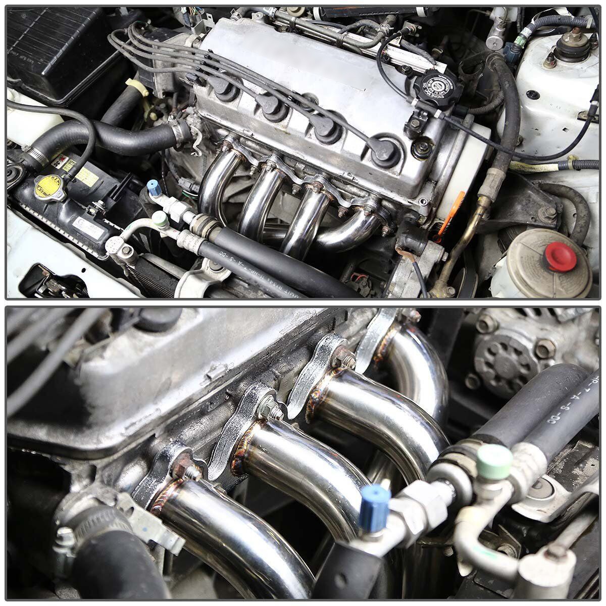 Stainless Headers for 1988 - 2000 Honda CIVIC 1.5L 1.6L fit D Series D15 D16 Stainless Headers for 1988 - 2000 Honda CIVIC 1.5L 1.6L fit D Series D15 D16