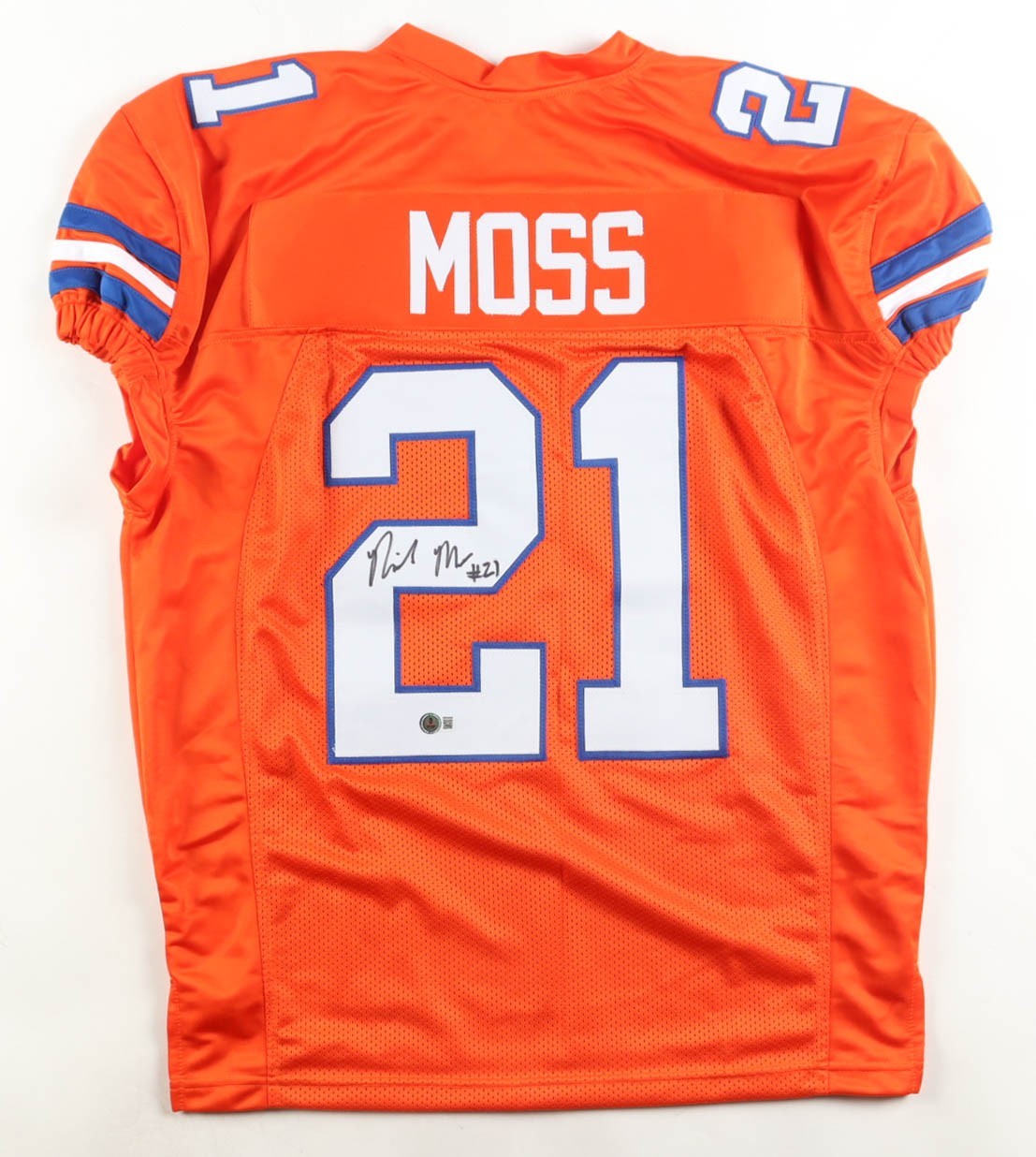 Riley Moss Signed Denver Broncos Jersey (Beckett) Ex-Iowa Hawkeyes Defensive Bck