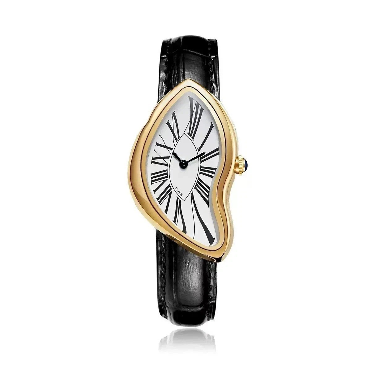 Melting Crash Watch Dali Paris French Vintage Rare Irregular Shape Waterproof US