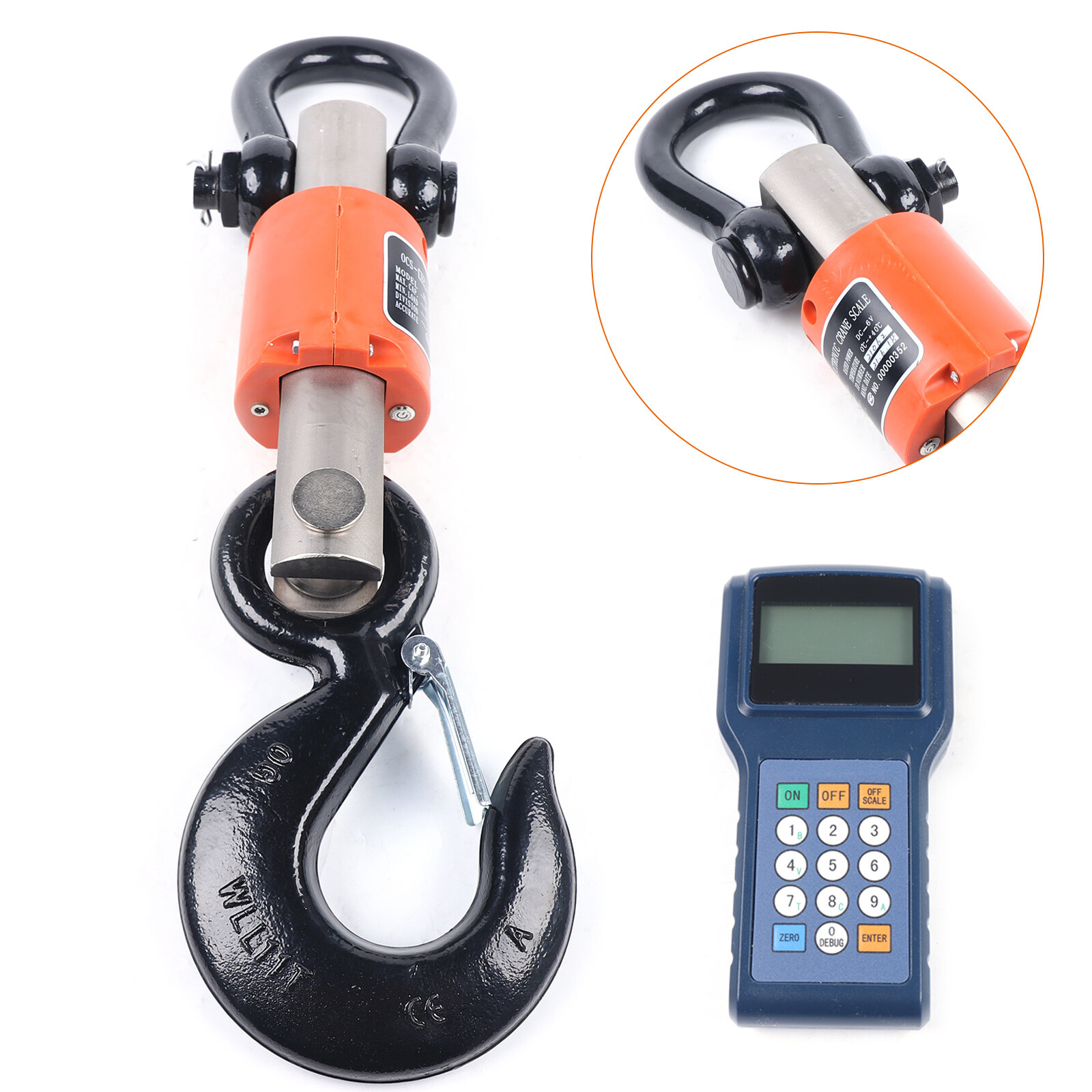 10Ton/10000Kg Electronic Digital Hanging Crane Scale Wireless Remote Lift Scale 10Ton/10000Kg Electronic Digital Hanging Crane Scale Wireless Remote Lift Scale