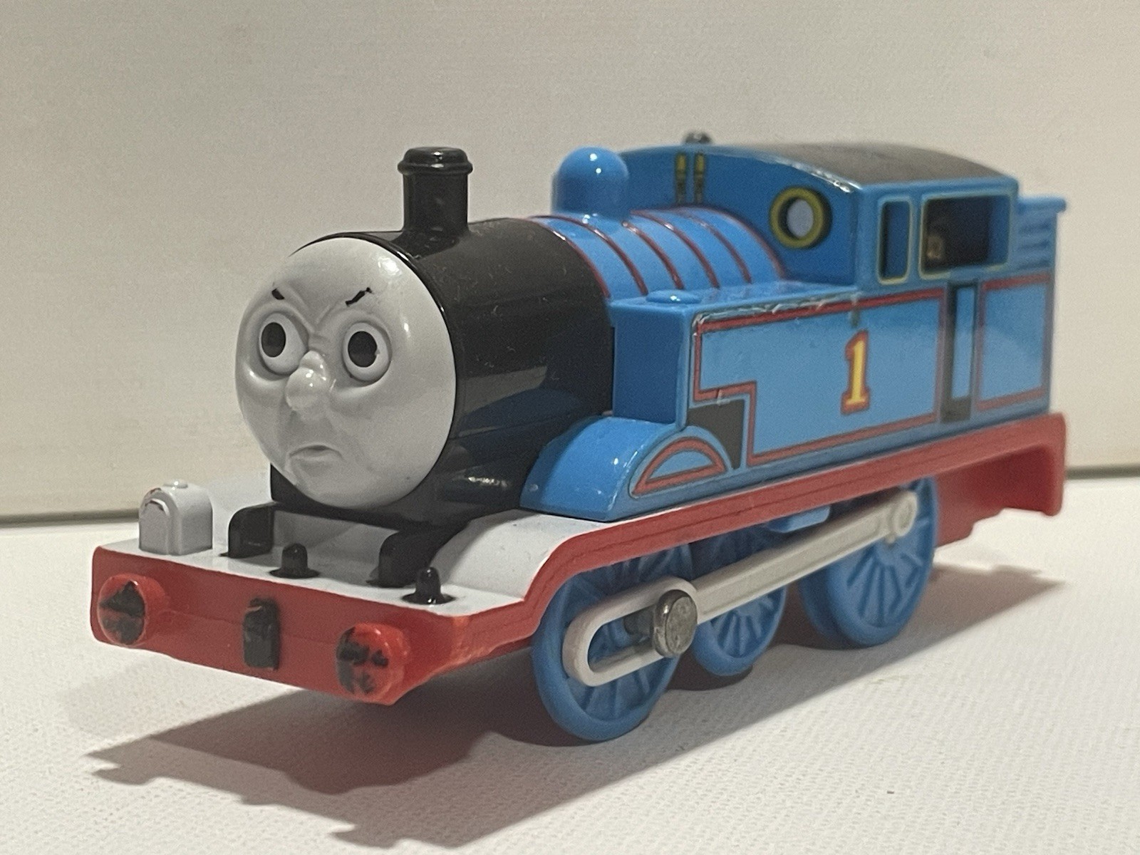 Thomas & Friends 2002 TOMY Plarail Broken Angry Face Thomas for Parts and Repair